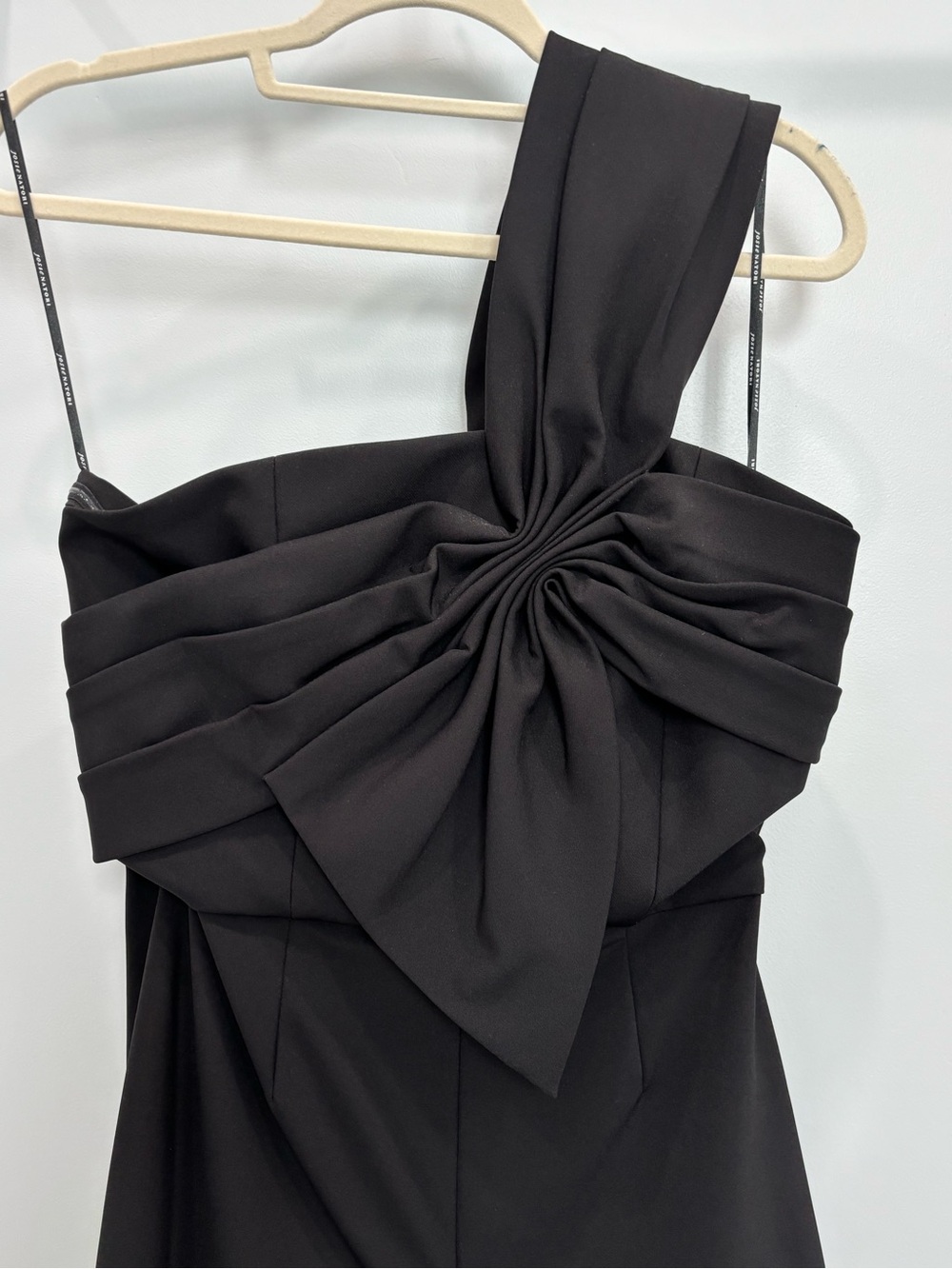 NWT - One-Shoulder Black Twist-Detail Jumpsuit